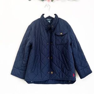 🤍Polo Ralph Lauren quilted Navy kids Jacket